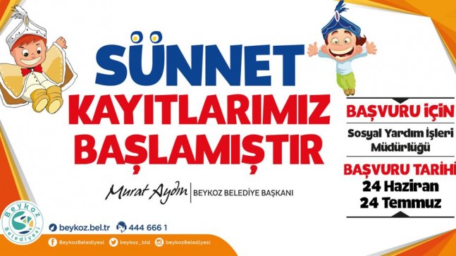 Beykoz’da Sünnet Kayıtları Başladı!..