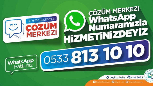 ÇÖZÜM MERKEZİ WHATSAPP HATTI HİZMETTE!..