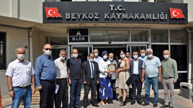 Beykoz İl Dernekler Birliği’nden Yeni Kaymakam Çiçekli’ye Hoş Geldiniz Ziyareti