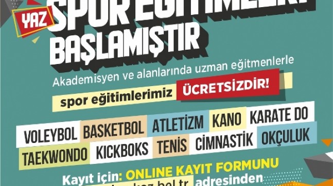 Beykoz’da Yaz Spor Eğitimleri Başlıyor!..