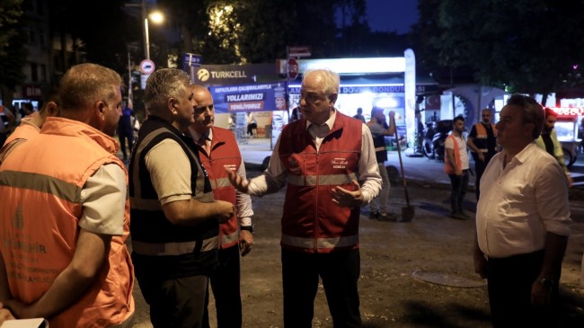 BEYKOZ’DA YOĞUN ASFALT MESAİSİ