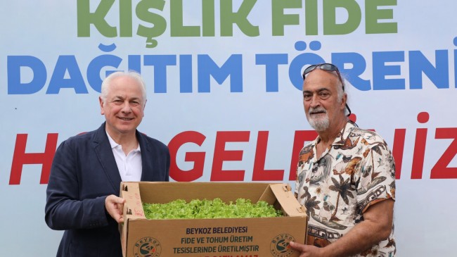 BEYKOZLU ÇİFTÇİYE 500 BİN KIŞLIK FİDE DAĞITIMI BAŞLADI